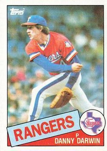 #227 Danny Darwin - Texas Rangers - 1985 Topps Baseball