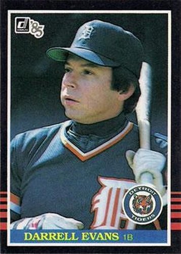 #227 Darrell Evans - Detroit Tigers - 1985 Donruss Baseball