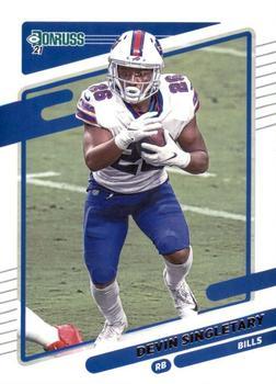 #227 Devin Singletary - Buffalo Bills - 2021 Donruss Football