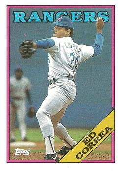 #227 Ed Correa - Texas Rangers - 1988 Topps Baseball