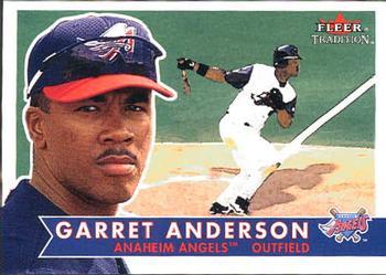 #227 Garret Anderson - Anaheim Angels - 2001 Fleer Tradition Baseball