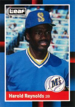 #227 Harold Reynolds - Seattle Mariners - 1988 Leaf Baseball
