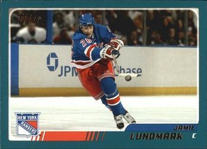 #227 Jamie Lundmark - New York Rangers - 2003-04 Topps Hockey