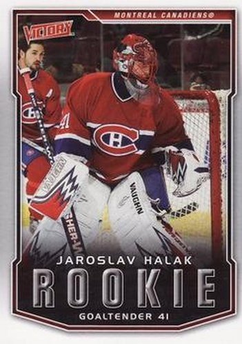 #227 Jaroslav Halak - Montreal Canadiens - 2007-08 Upper Deck Victory Hockey