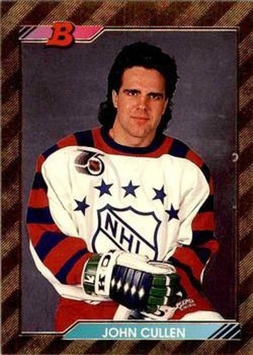 #227 John Cullen - Hartford Whalers - 1992-93 Bowman Hockey