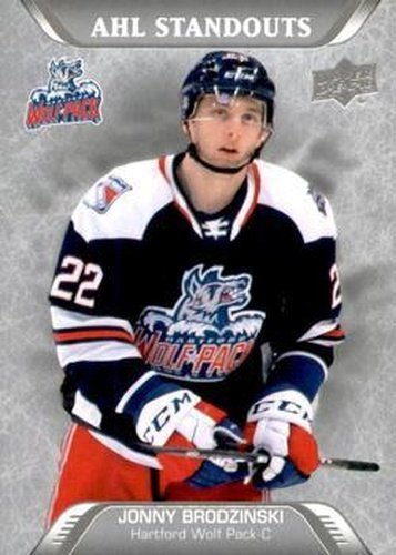 #227 Jonny Brodzinski - Hartford Wolf Pack - 2020-21 Upper Deck AHL Hockey