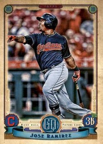 #227 Jose Ramirez - Cleveland Indians - 2019 Topps Gypsy Queen Baseball