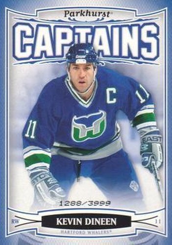 #227 Kevin Dineen - Hartford Whalers - 2006-07 Parkhurst Hockey