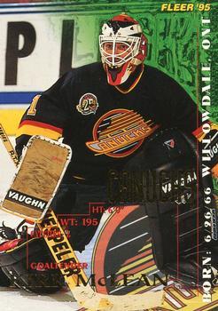 #227 Kirk McLean - Vancouver Canucks - 1994-95 Fleer Hockey