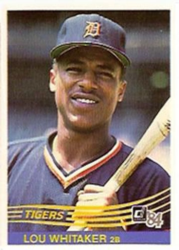#227 Lou Whitaker - Detroit Tigers - 1984 Donruss Baseball