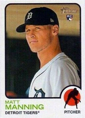 #227 Matt Manning - Detroit Tigers - 2022 Topps Heritage Baseball