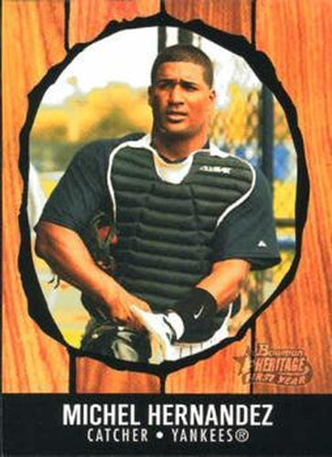 #227 Michel Hernandez - New York Yankees - 2003 Bowman Heritage Baseball