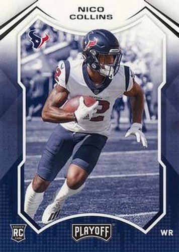 #227 Nico Collins - Houston Texans - 2021 Panini Playoff Football