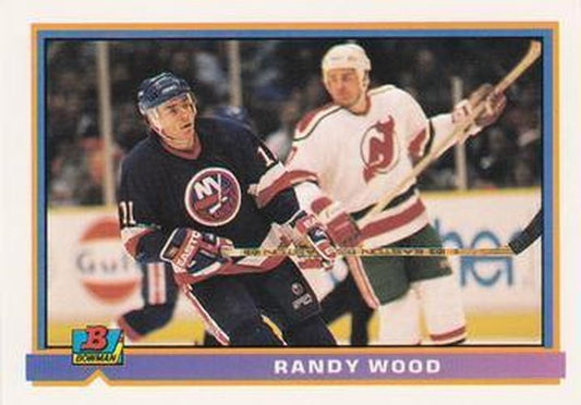 #227 Randy Wood - New York Islanders - 1991-92 Bowman Hockey