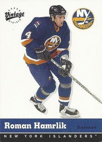 #227 Roman Hamrlik - New York Islanders - 2000-01 Upper Deck Vintage Hockey