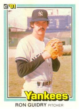 #227 Ron Guidry - New York Yankees - 1981 Donruss Baseball