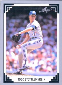 #227 Todd Stottlemyre - Toronto Blue Jays - 1991 Leaf Baseball