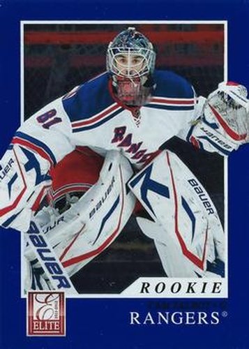 #227 Cam Talbot - New York Rangers - 2011-12 Panini Elite Hockey