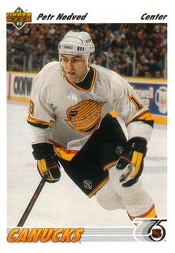 #227 Petr Nedved - Vancouver Canucks - 1991-92 Upper Deck Hockey