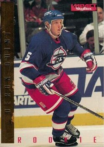 #227 Deron Quint - Winnipeg Jets - 1995-96 SkyBox Impact Hockey