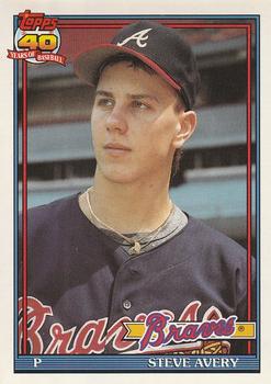 #227 Steve Avery - Atlanta Braves - 1991 O-Pee-Chee Baseball