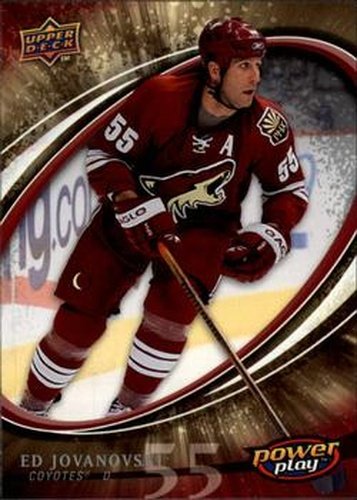 #227 Ed Jovanovski - Phoenix Coyotes - 2008-09 Upper Deck Power Play Box Set Hockey