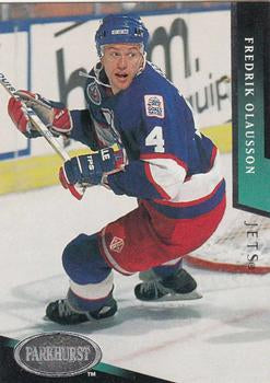 #227 Fredrik Olausson - Winnipeg Jets - 1993-94 Parkhurst Hockey