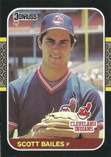 #227 Scott Bailes - Cleveland Indians - 1987 Donruss Baseball