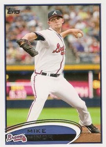 #227 Mike Minor - Atlanta Braves - 2012 Topps Baseball