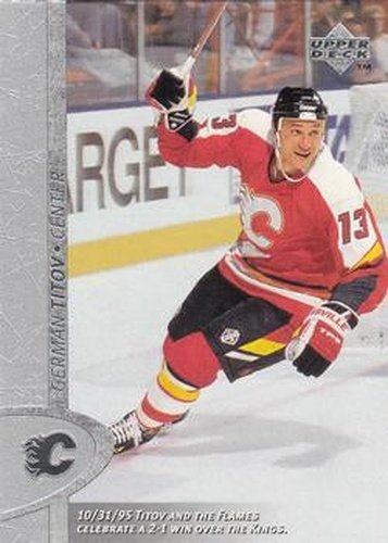 #227 German Titov - Calgary Flames - 1996-97 Upper Deck Hockey