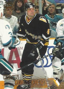 #227 Kevin Hatcher - Pittsburgh Penguins - 1997-98 Pacific Crown Hockey