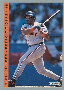 #227 Cecil Fielder - Detroit Tigers - 1993 Fleer Baseball
