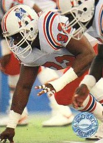 #228 Ray Agnew - New England Patriots - 1991 Pro Set Platinum Football