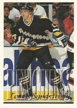 #228 Tomas Sandstrom - Pittsburgh Penguins - 1995-96 Topps Hockey