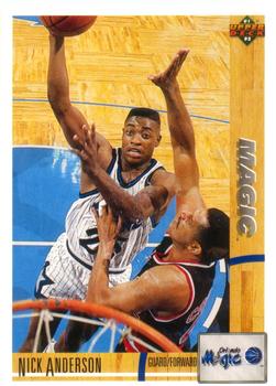 #228 Nick Anderson - Orlando Magic - 1991-92 Upper Deck Basketball