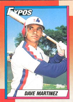 #228 Dave Martinez - Montreal Expos - 1990 O-Pee-Chee Baseball