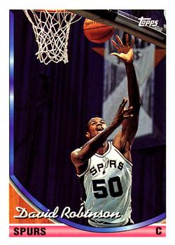 #228 David Robinson - San Antonio Spurs - 1993-94 Topps Basketball
