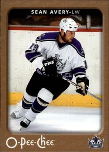 #228 Sean Avery - Los Angeles Kings - 2006-07 O-Pee-Chee Hockey