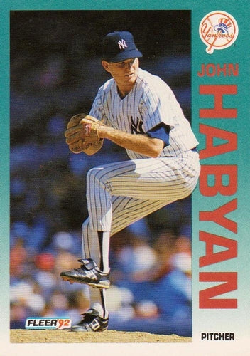 #228 John Habyan - New York Yankees - 1992 Fleer Baseball