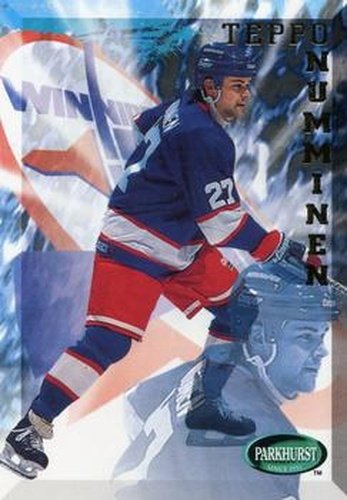 #228 Teppo Numminen - Winnipeg Jets - 1995-96 Parkhurst International Hockey