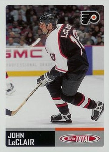 #228 John LeClair - Philadelphia Flyers - 2002-03 Topps Total Hockey