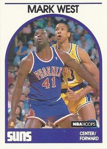 #228 Mark West - Phoenix Suns - 1989-90 Hoops Basketball