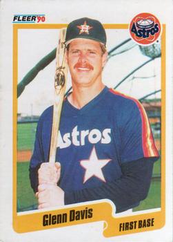 #228 Glenn Davis - Houston Astros - 1990 Fleer USA Baseball