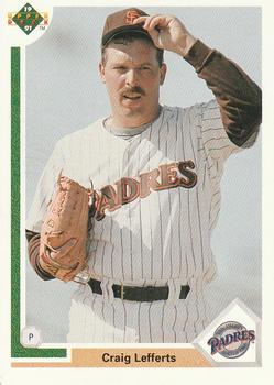 #228 Craig Lefferts - San Diego Padres - 1991 Upper Deck Baseball