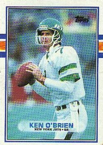 #228 Ken O'Brien - New York Jets - 1989 Topps Football