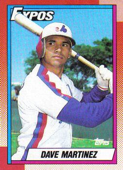 #228 Dave Martinez - Montreal Expos - 1990 Topps Baseball