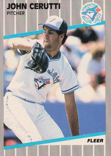 #228 John Cerutti - Toronto Blue Jays - 1989 Fleer Baseball