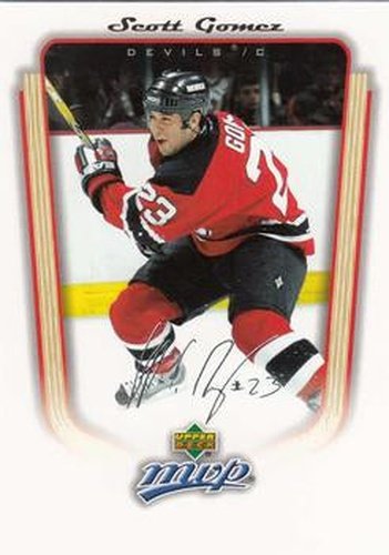 #228 Scott Gomez - New Jersey Devils - 2005-06 Upper Deck MVP Hockey