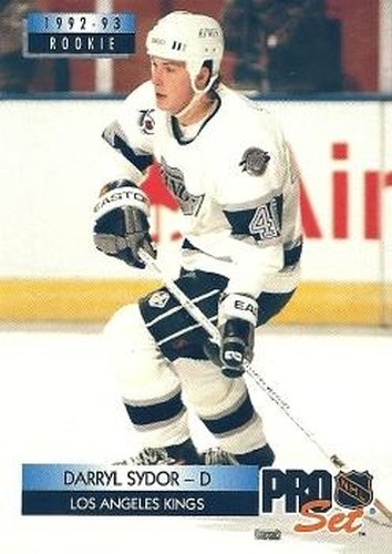 #228 Darryl Sydor - Los Angeles Kings - 1992-93 Pro Set Hockey