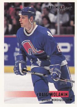 #228 Craig Wolanin - Quebec Nordiques - 1994-95 O-Pee-Chee Premier Hockey
